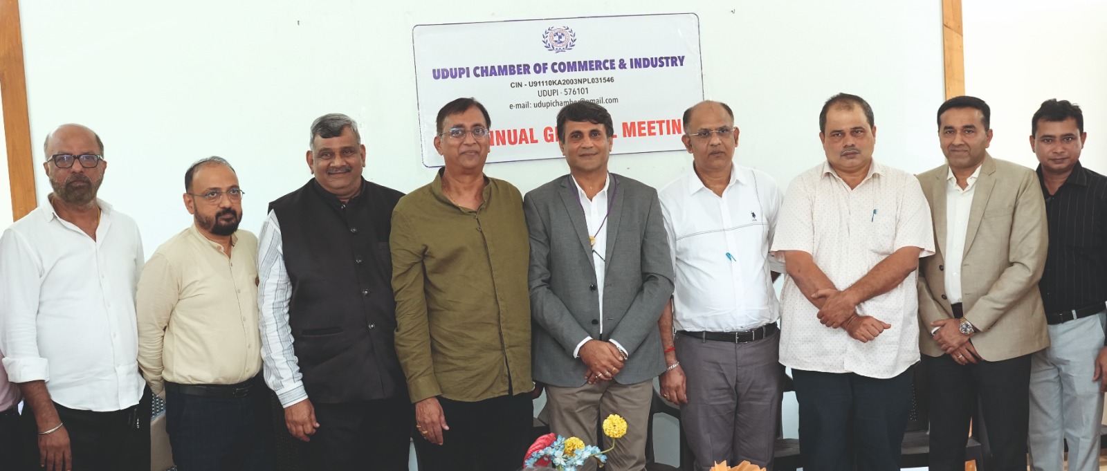 Committee members at the Annual General Meeting