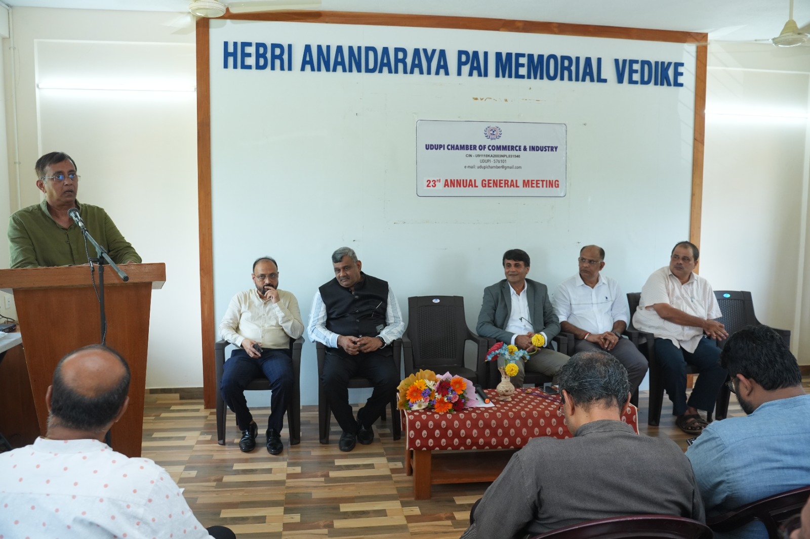The dais at the 23rd Annual General Meeting