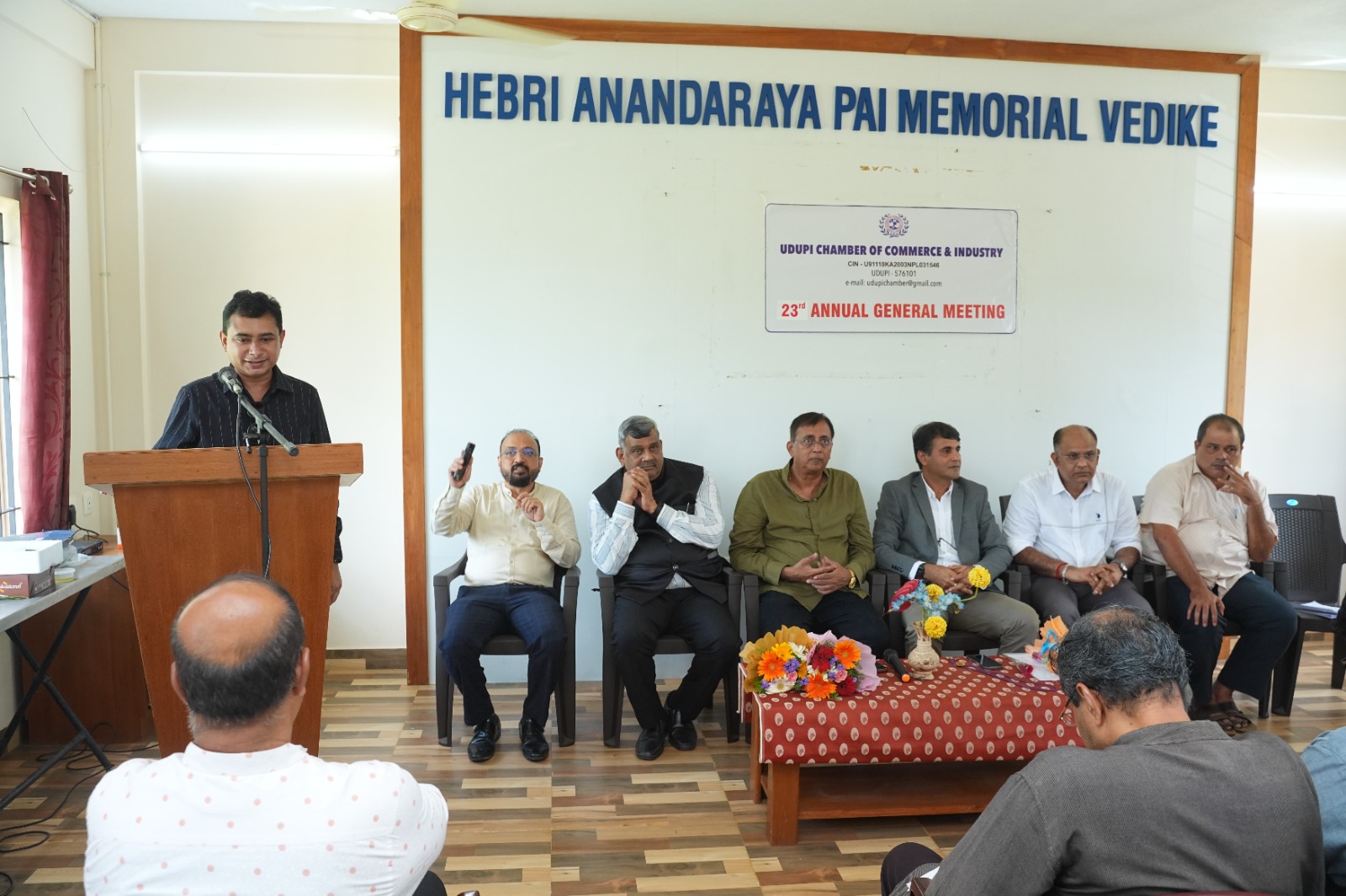 Addressing the 23rd Annual General Meeting