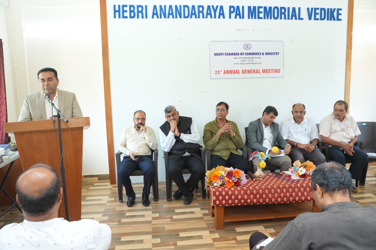 Addressing the 23rd Annual General Meeting